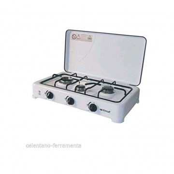 Encimera 3 Fuegos a Gas Itimat Inox