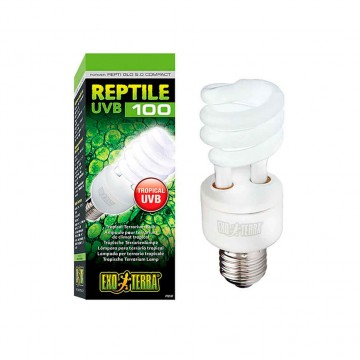 Bombilla para Terrario Reptile UVB 100 Exo Terra