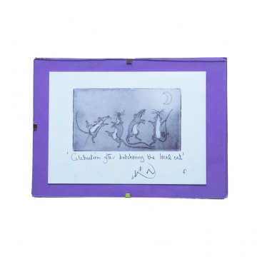 Cuadros de Ratones Dibujados a Mano Varias Und.