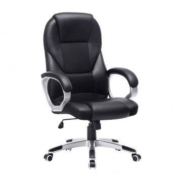 Silla de Oficina Acolchada Piel Sintética